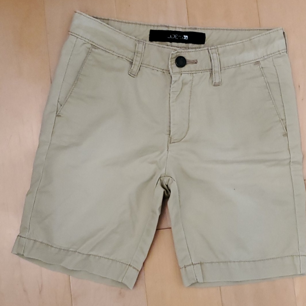 Joe's boys shorts khaki cotton Sz 10